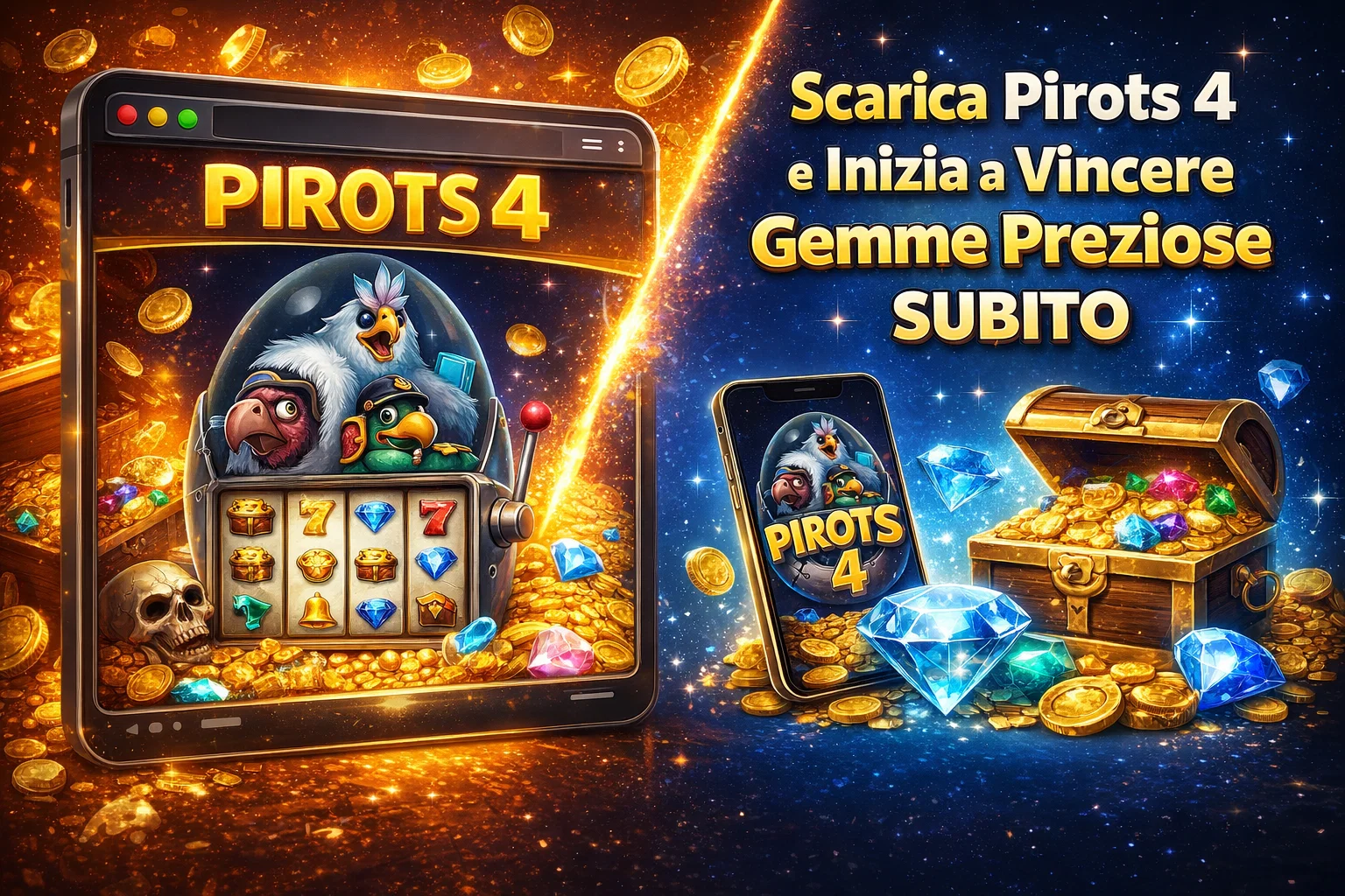 Scarica Pirots 4 e Inizia a Vincere Gemme Preziose