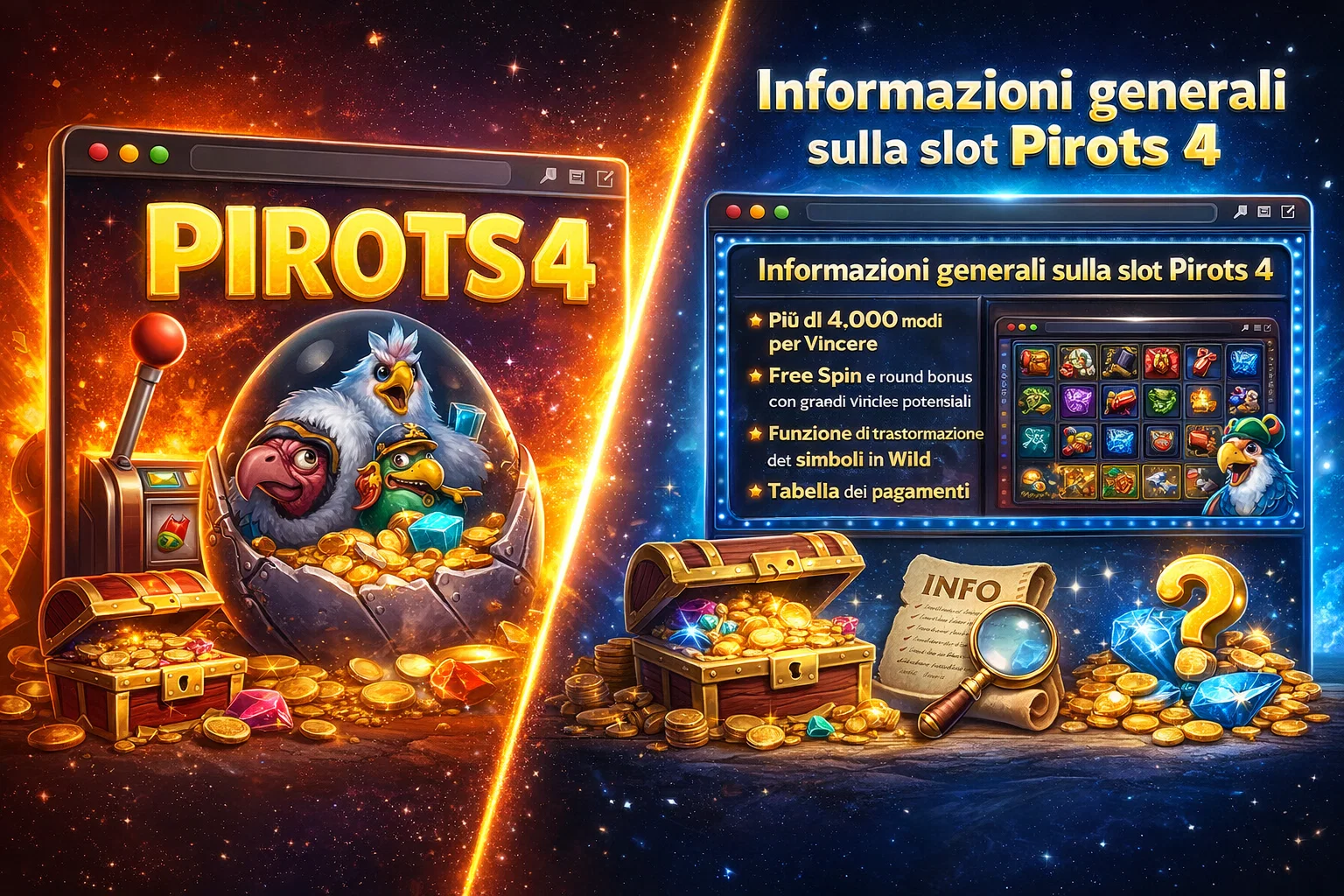 Informazioni generali sulla slot Pirots 4