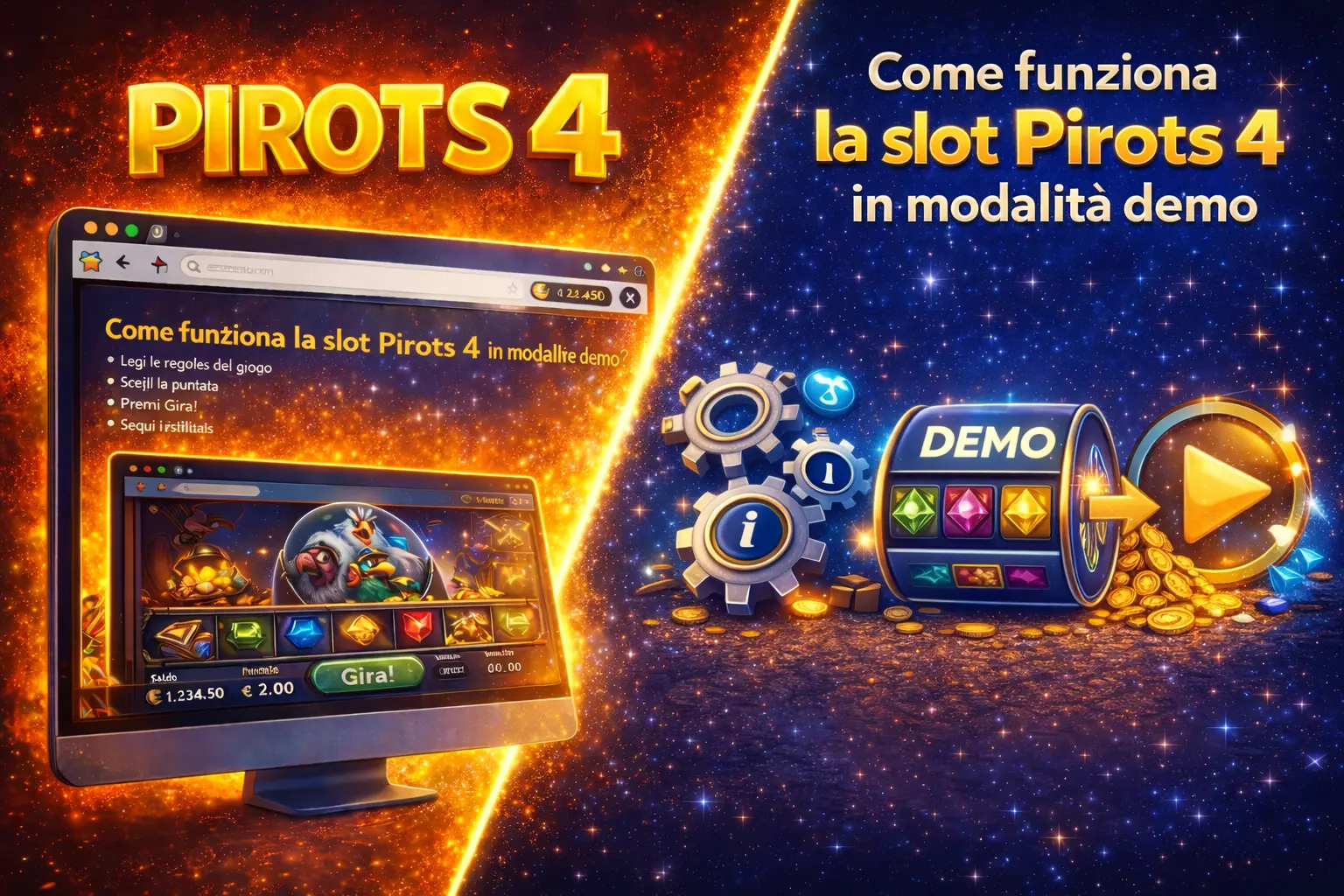 Come funziona la slot Pirots 4 in modalità demo
