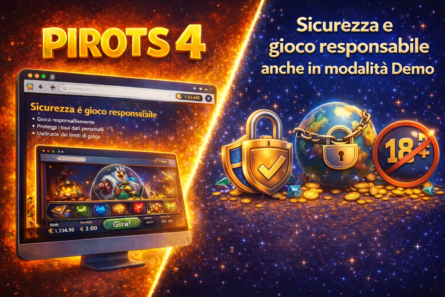 Sicurezza e gioco responsabile anche in modalità Demo