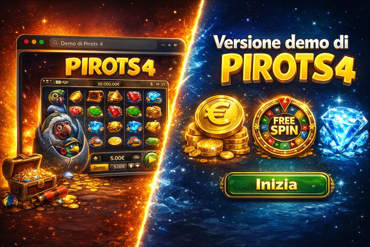 Versione demo di Pirots 4
