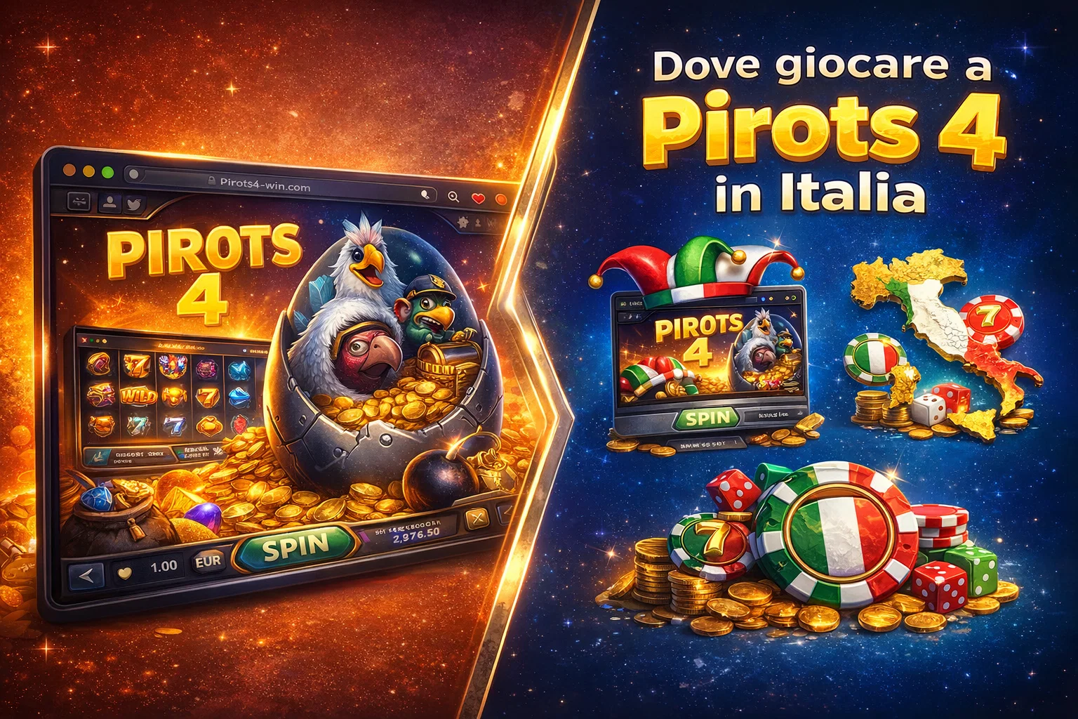 Dove giocare a Pirots 4 in Italia